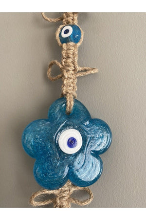 Daisy Nazarluk Blue Wall Stir Nazar Boncuğu - Swordslife