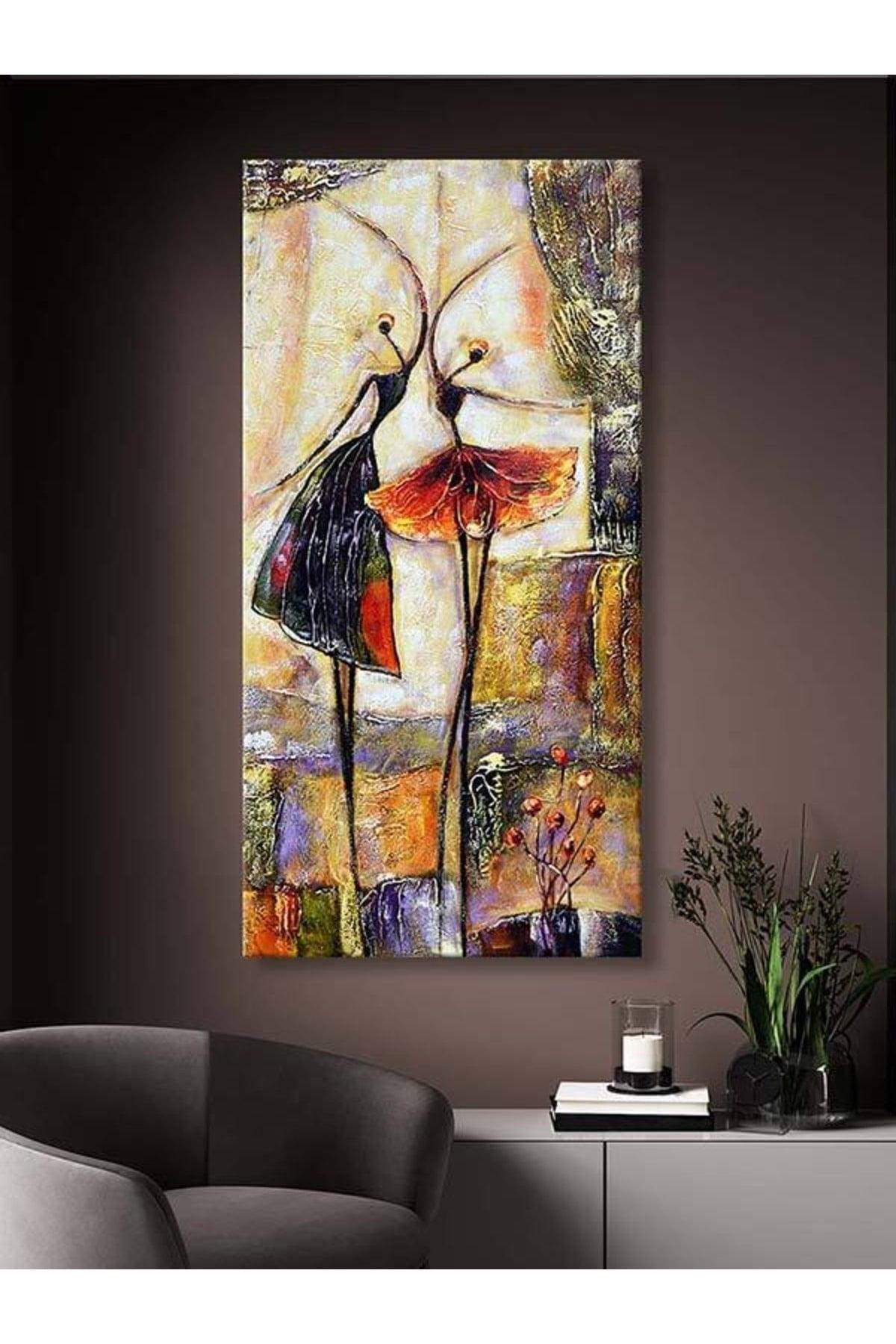 Dancing Women Abstract Decorative Canvas