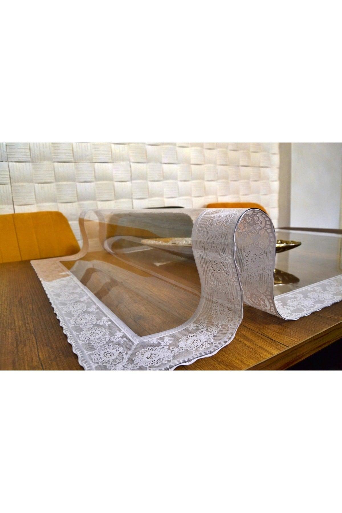 Lacy Thick Transparent Pvc Table Cover and Protector - Swordslife