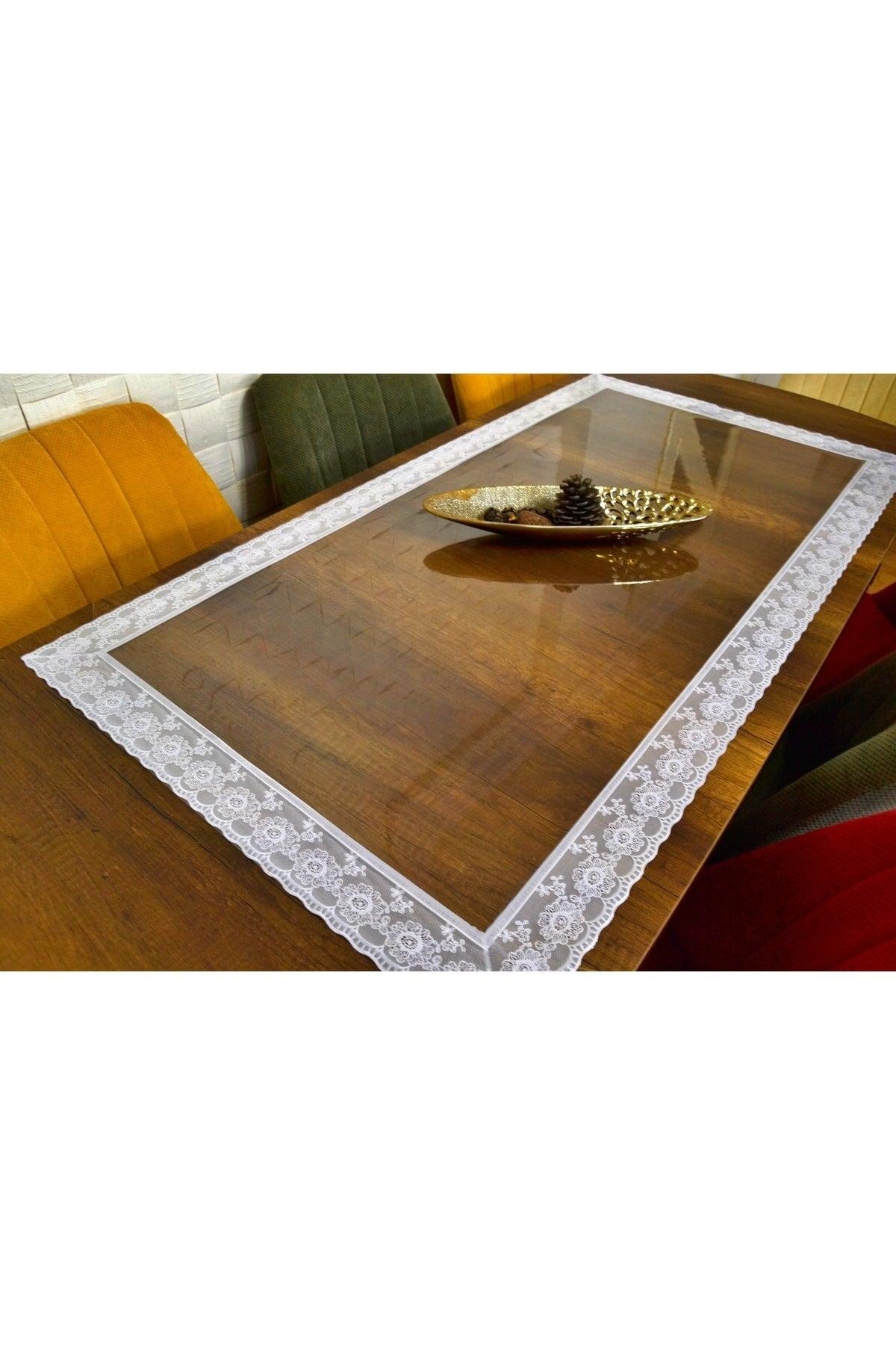 Lacy Thick Transparent Pvc Table Cover and Protector - Swordslife