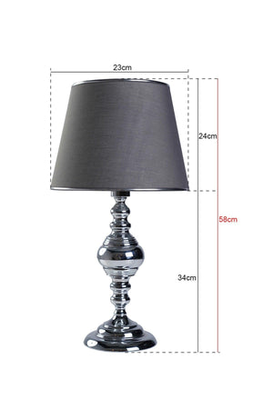 Dechire Lampshade Silver Gray - Swordslife