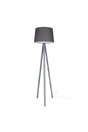 Deco Floor Lamp Gray Leg / Smoked Hat - Swordslife