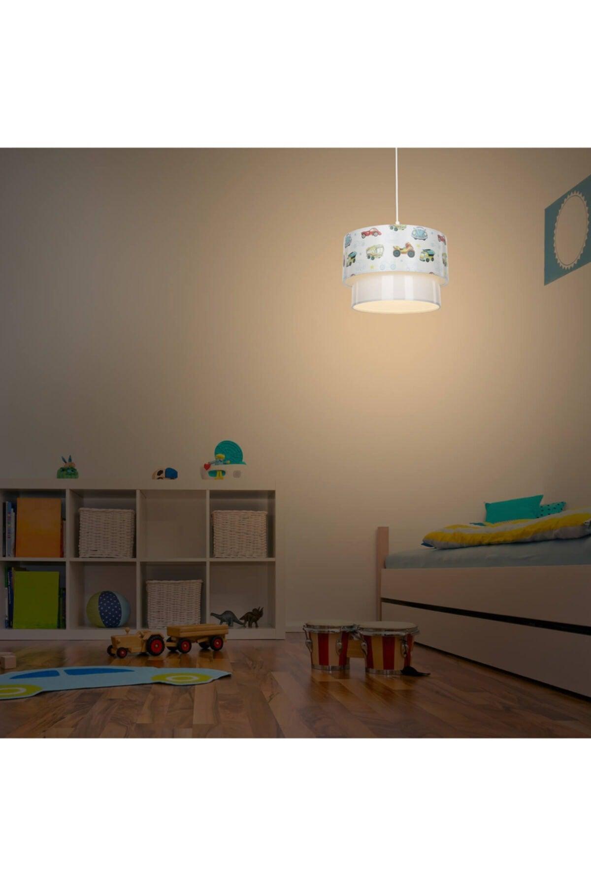 Deco Pendant Lamp - Car Pattern Child / Teenage Room Lighting Asz.0969 - Swordslife