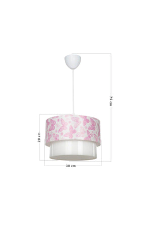 Deco Pendant Lamp Pink Butterfly - Swordslife