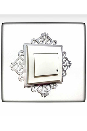 Decor Plexi Socket Key Frame Silver Color Single - Swordslife