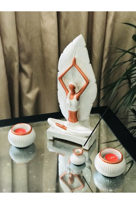 Decorative Birthday Gift Girl Practicing Yoga Set Yoga Girl Trinket - Gift Trinket - Swordslife