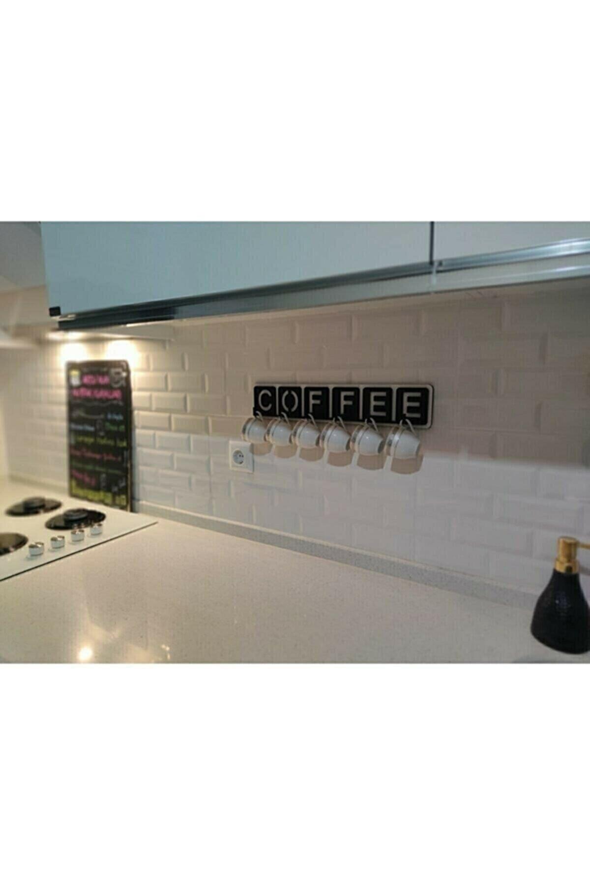 Decorative Coffee Written Kitchen Cup And Mug Hanger - Swordslife