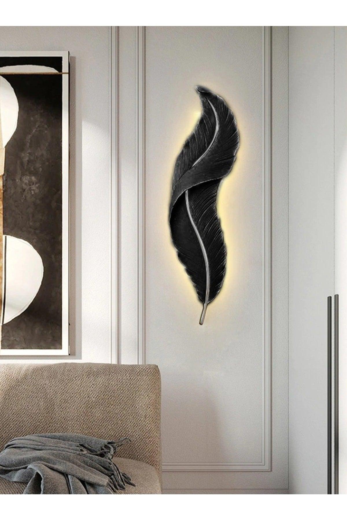 Decorative Feather Led Sconce