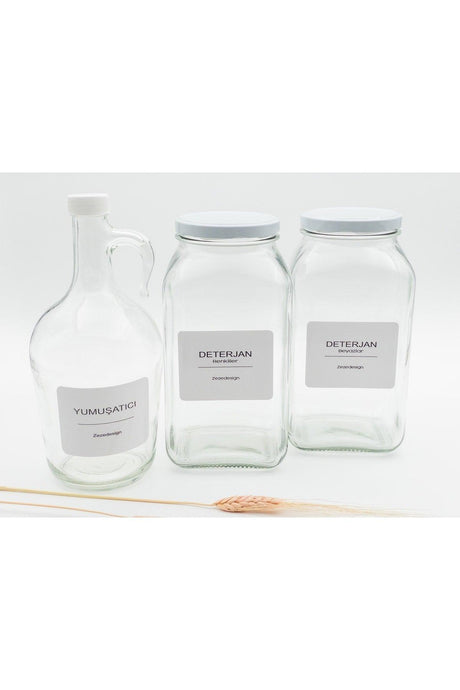 Decorative Glass Jar 3lt(detergent