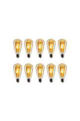 Decorative Led Bulb 10 Pack St64 Amber 4