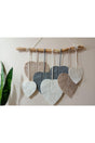 Decorative Macrame Room Balcony Wall Decoration Beige Gray Cream - Swordslife