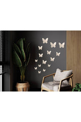 Decorative Mirror Plexiglass Butterfly Wall Decoration (Adhesive) - Swordslife