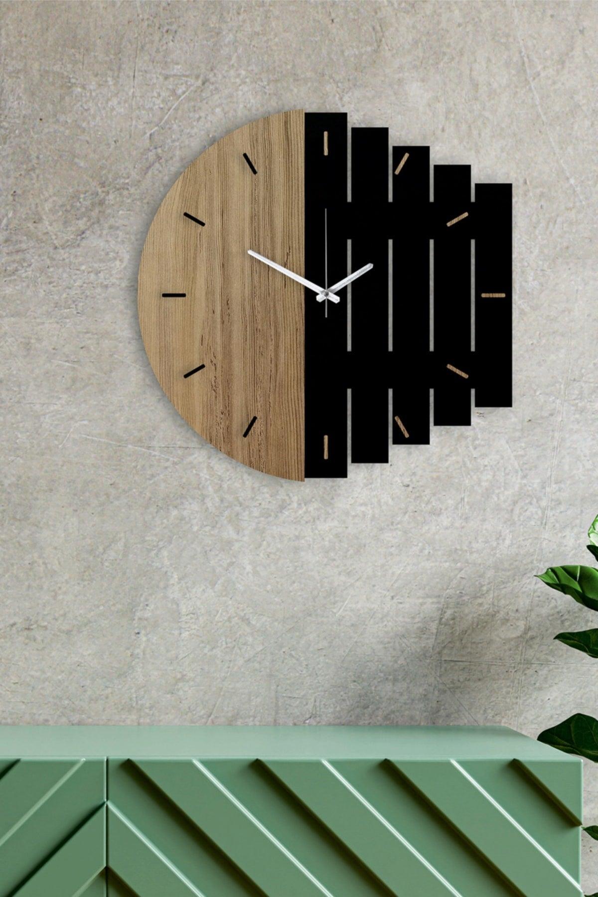 Decorative Modern Wooden Wall Clock Rhythm