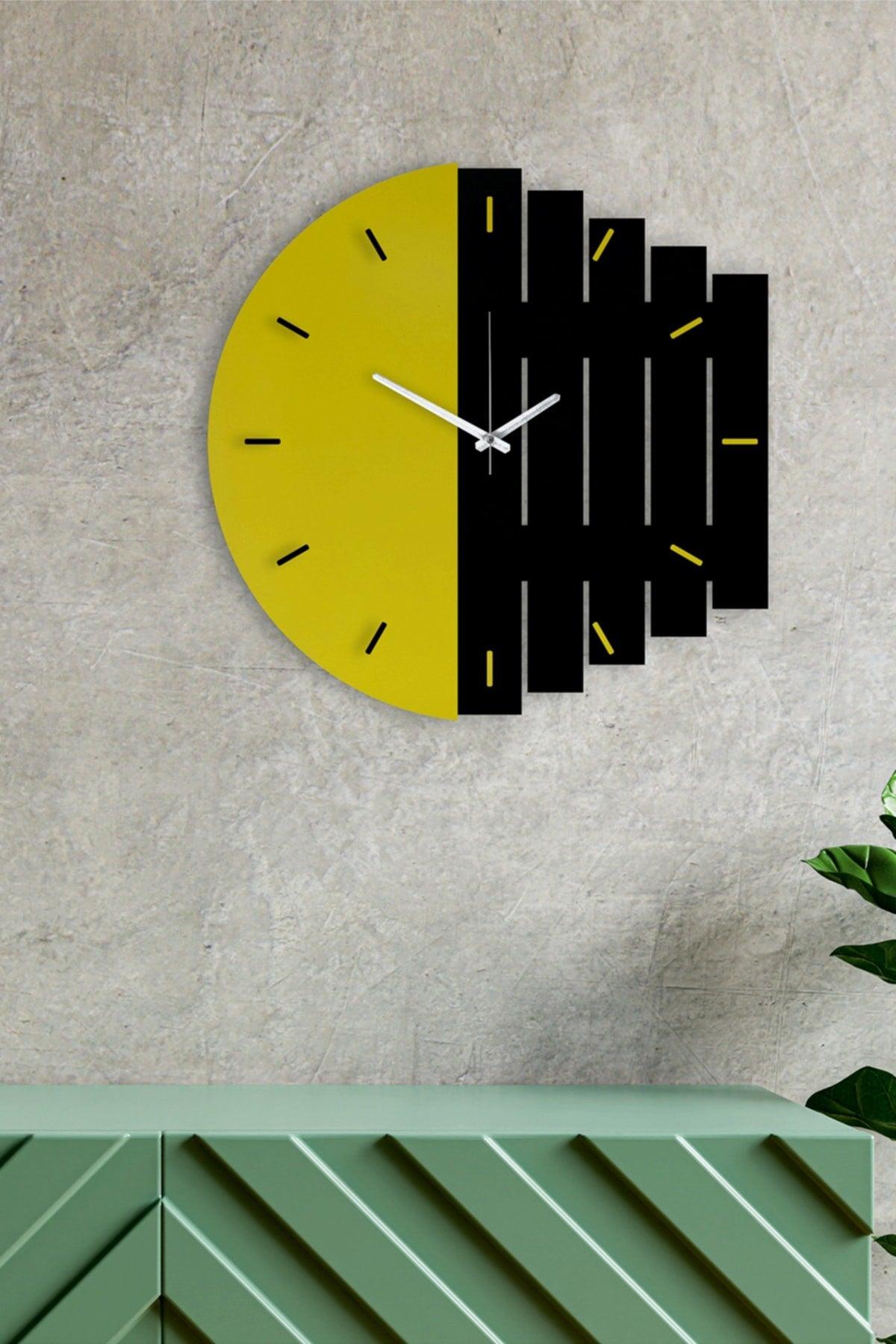 Decorative Modern Wooden Wall Clock Rhythm