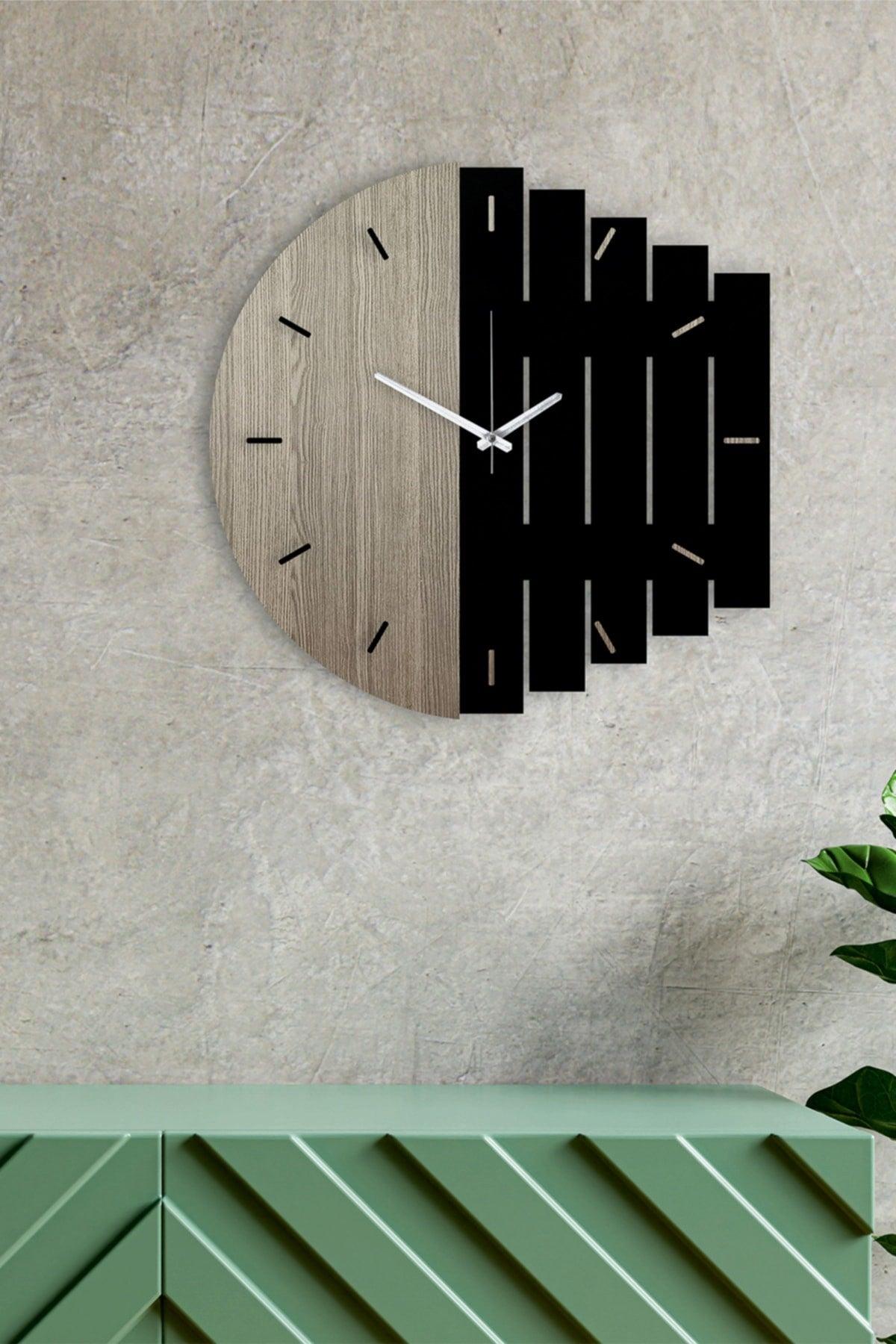 Decorative Modern Wooden Wall Clock Rhythm