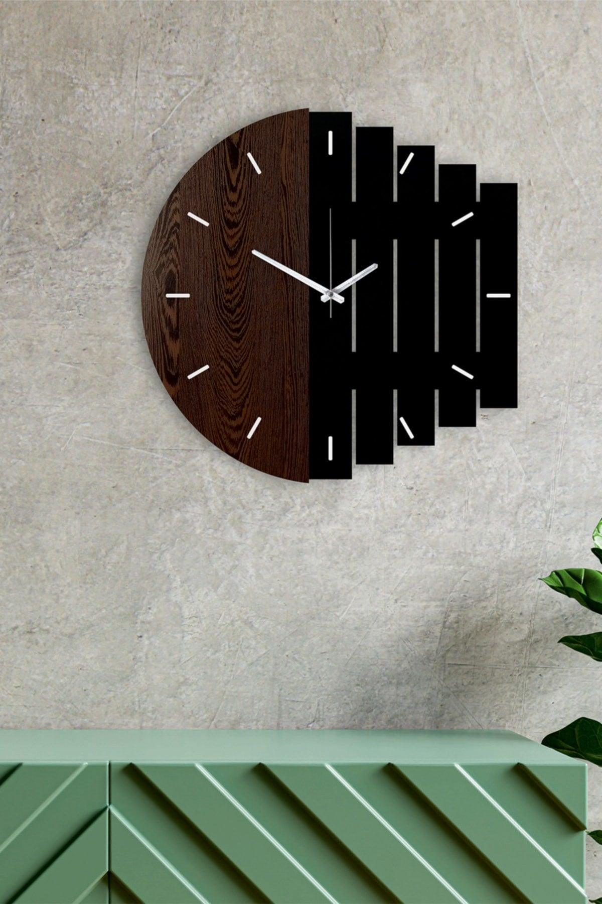 Decorative Modern Wooden Wall Clock Rhythm