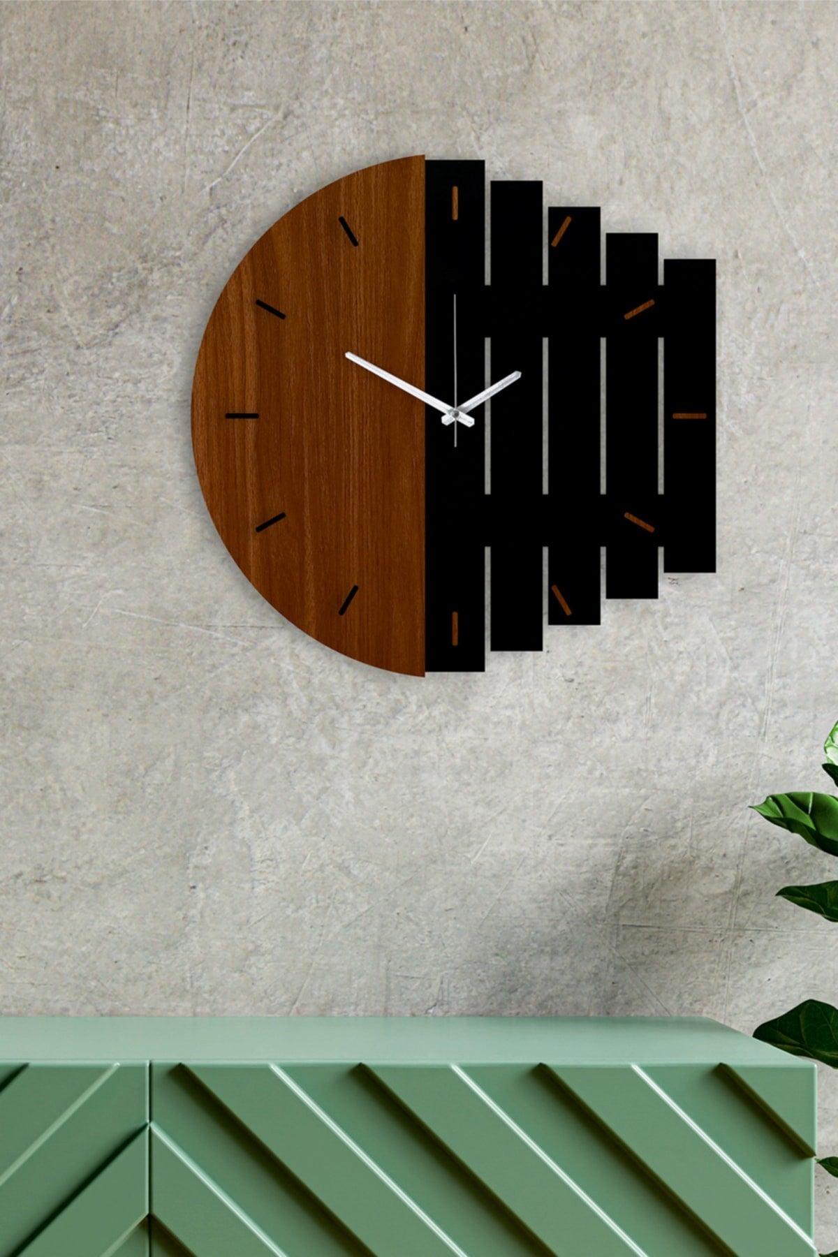 Decorative Modern Wooden Wall Clock Rhythm