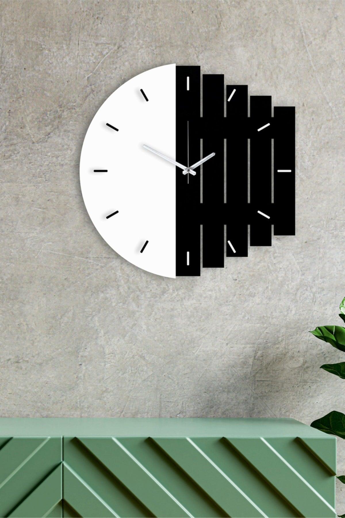Decorative Modern Wooden Wall Clock Rhythm