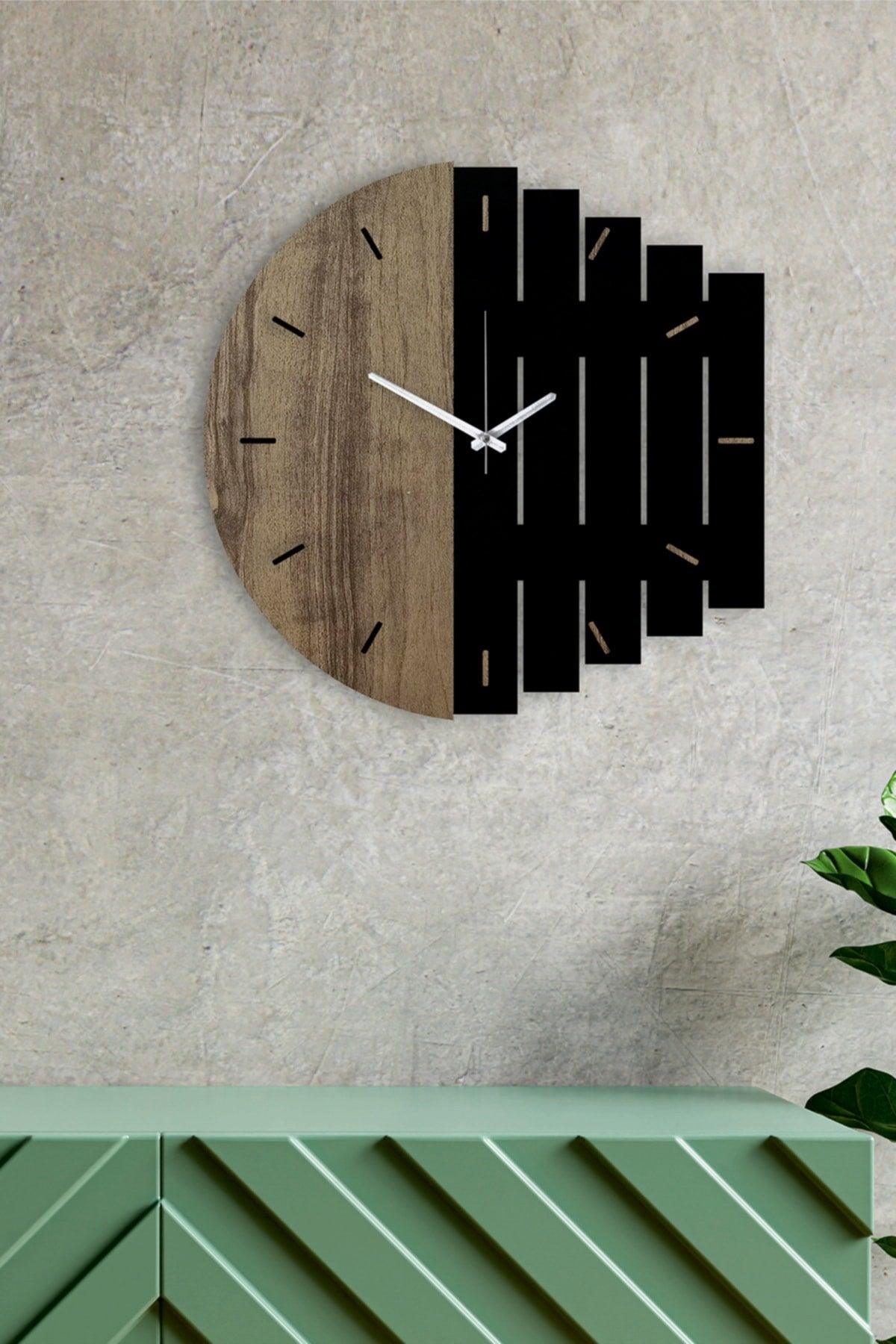 Decorative Modern Wooden Wall Clock Rhythm