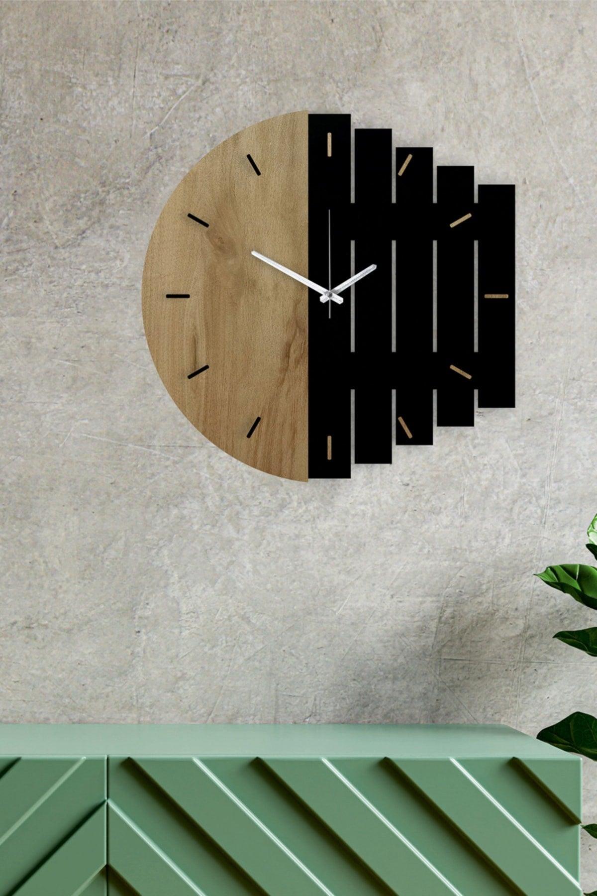 Decorative Modern Wooden Wall Clock Rhythm