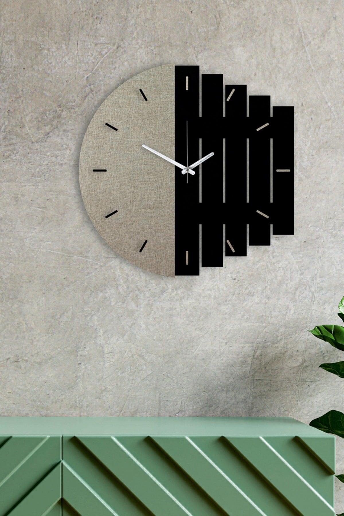 Decorative Modern Wooden Wall Clock Rhythm