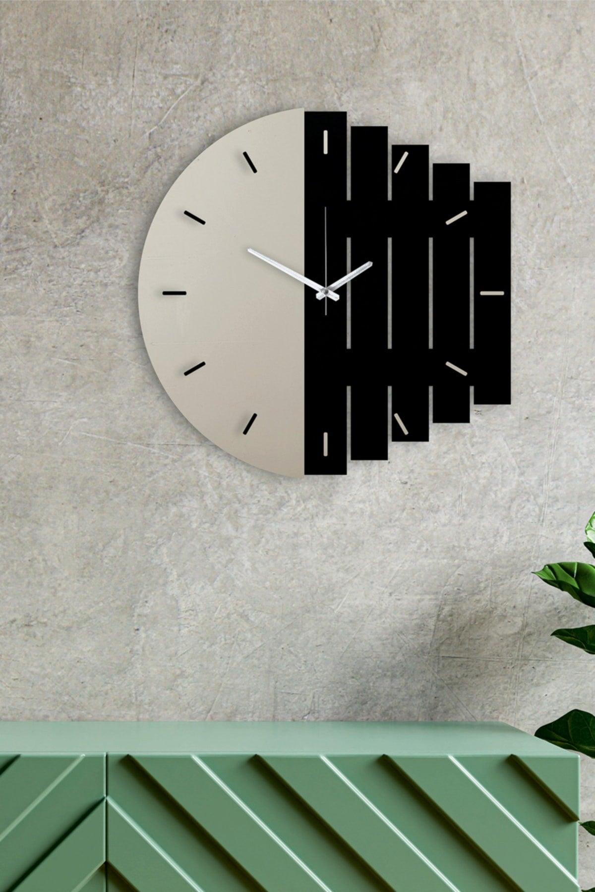 Decorative Modern Wooden Wall Clock Rhythm