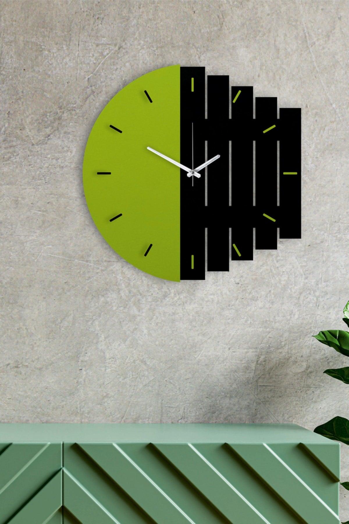 Decorative Modern Wooden Wall Clock Rhythm