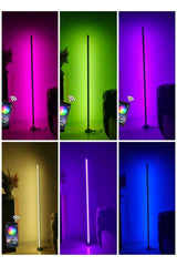 Decorative Rgb Led Floor Lamp - Round Stylish Base Phone Control (bluetooth) - Swordslife