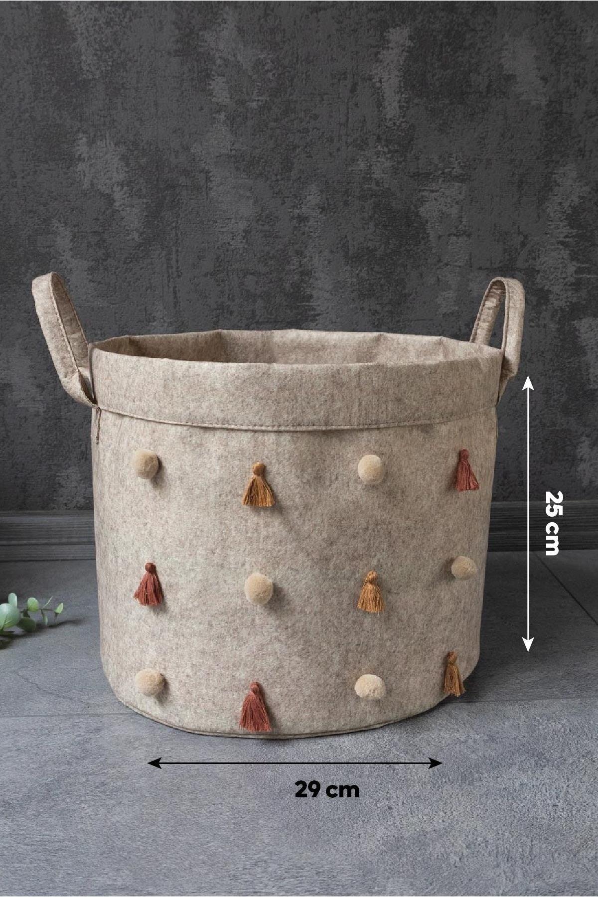 Decorative Round Handle Organizer Mega 25x29 Cm - Swordslife