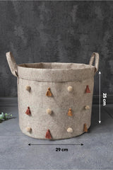 Decorative Round Handle Organizer Mega 25x29 Cm - Swordslife