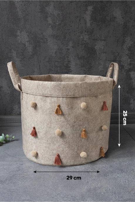 Decorative Round Handle Organizer Mega 25x29 Cm - Swordslife