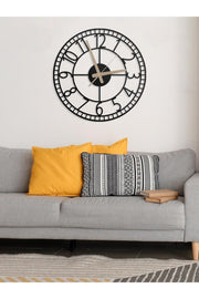 Decorative Turkish Numeral Metal Wall Clock
