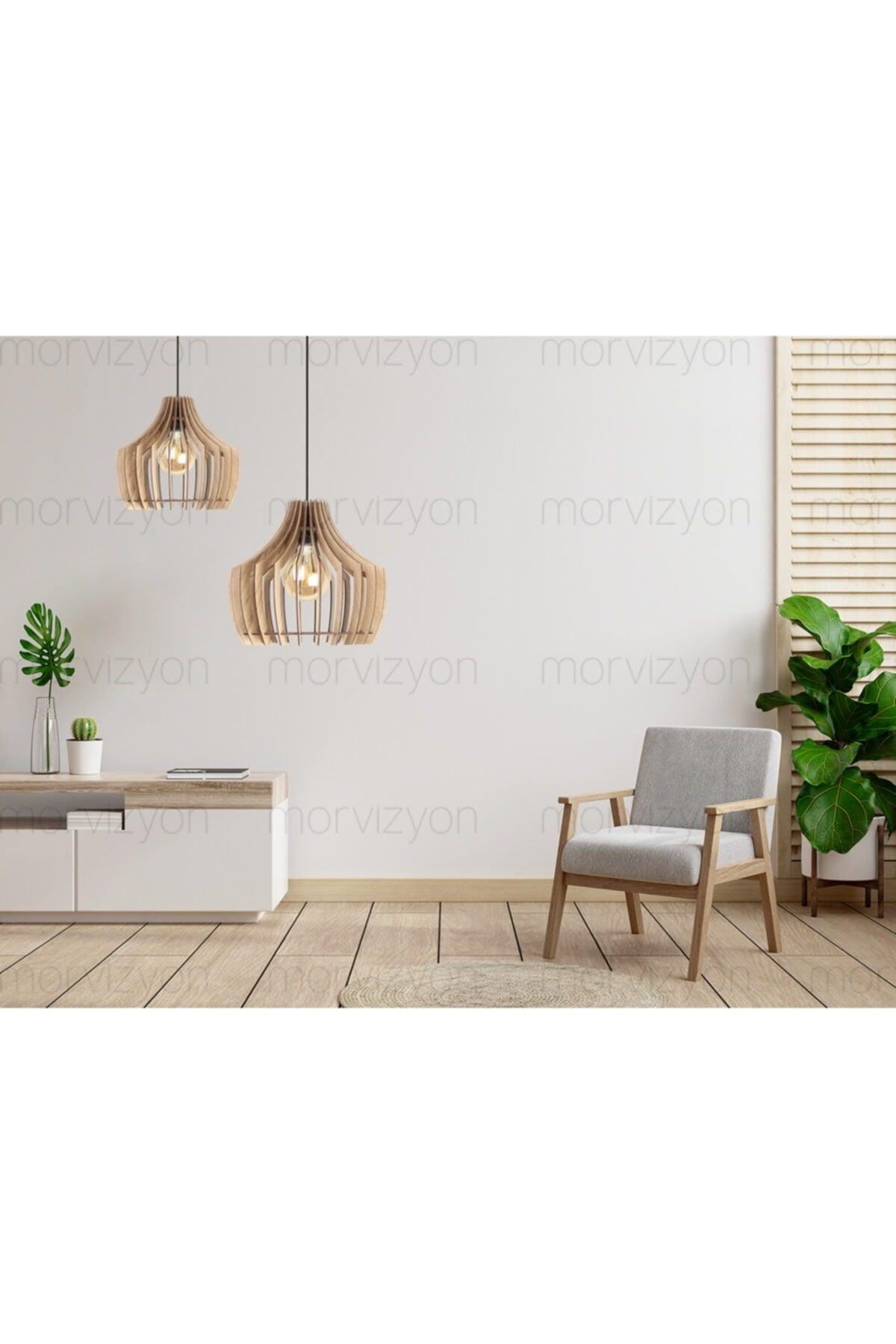 Decorative Wooden Chandelier - M315 - Swordslife