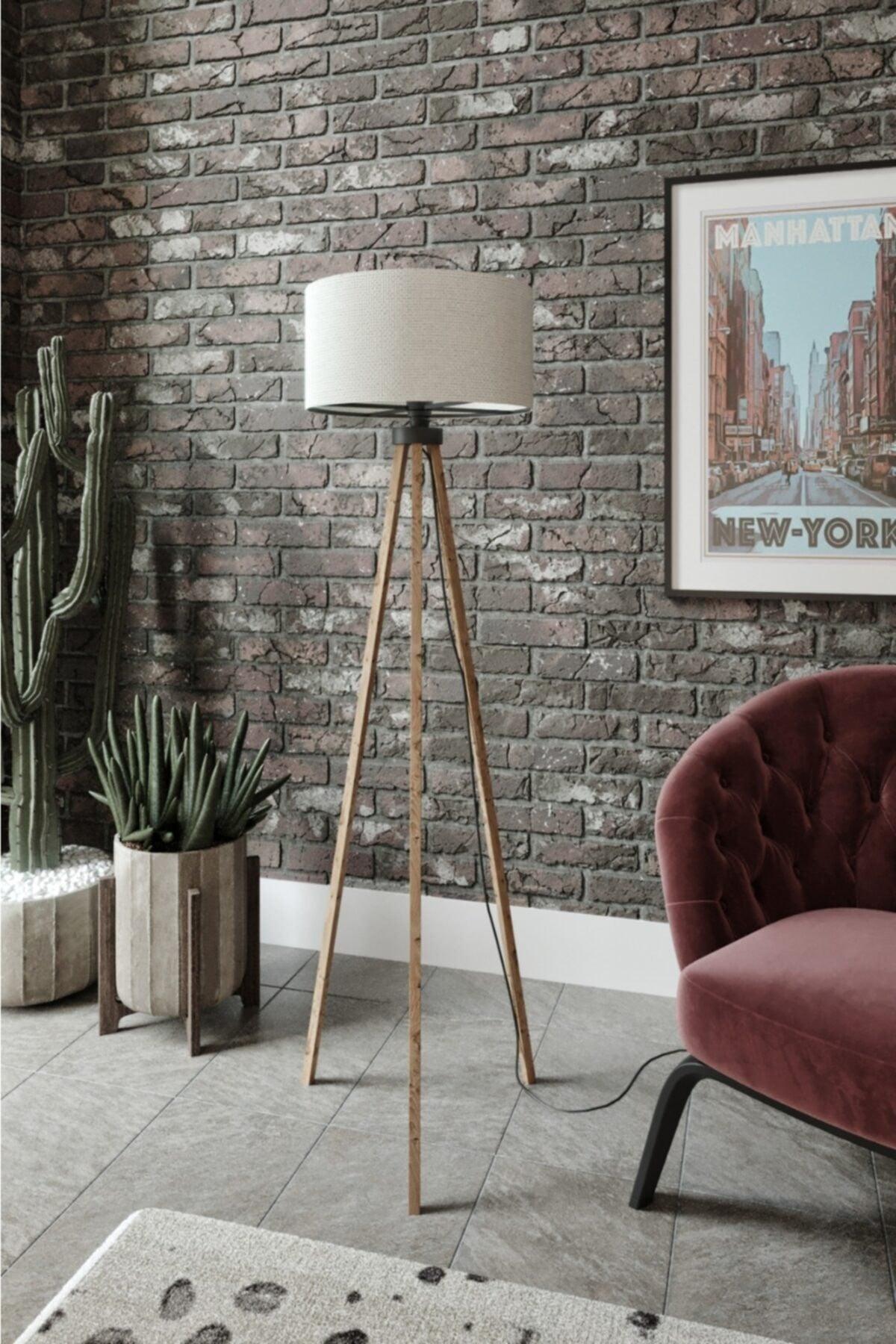 Decorev Tumbled Leg Cream Floor Lamp - Swordslife