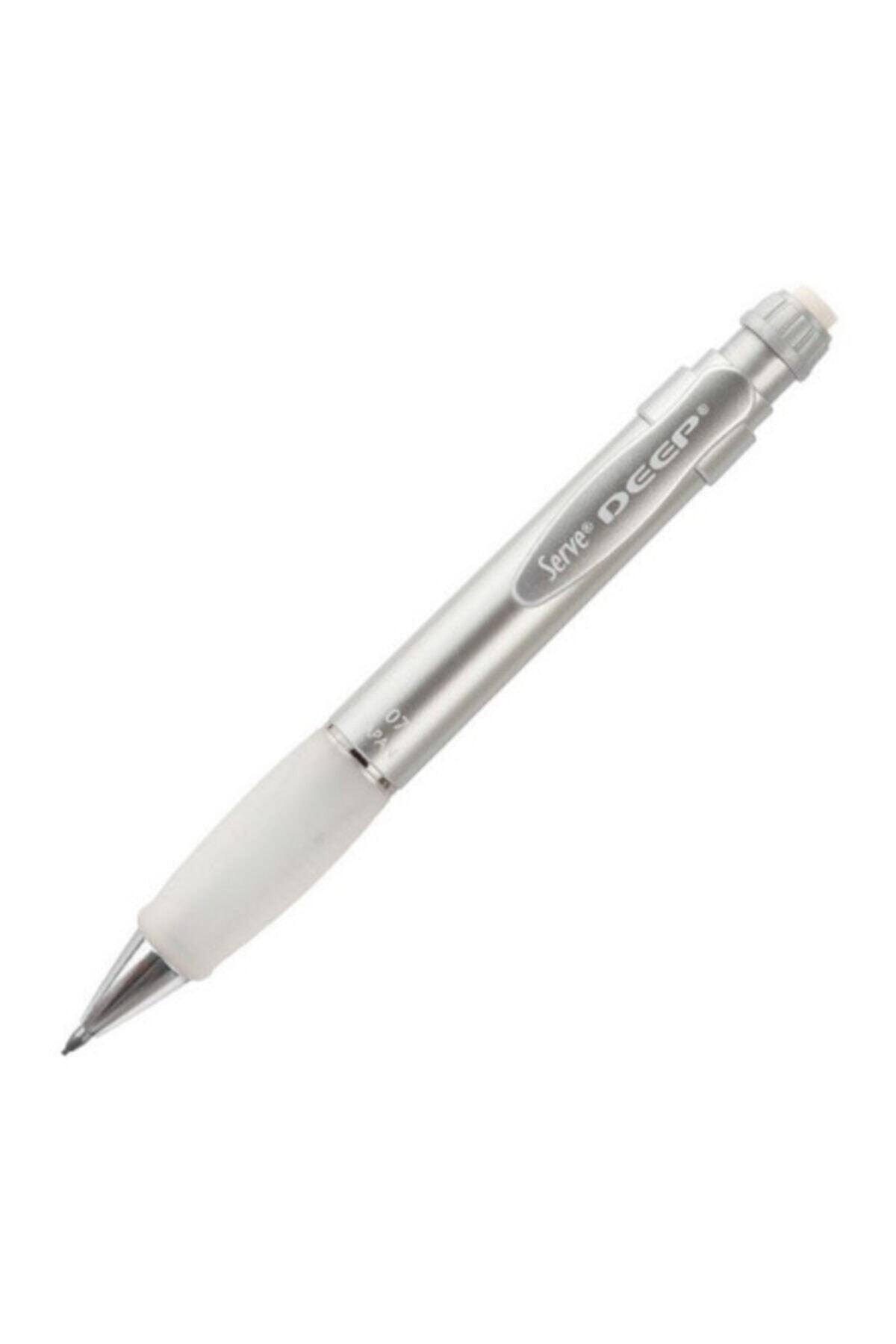 Deep 0.7mm Versatil Pen Metallic Gray