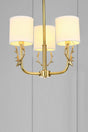 Deer Antler Modern Gold Color Cream Top Chandelier - Swordslife