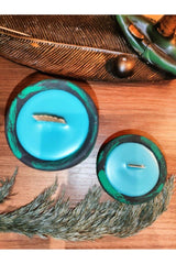 Decorative 100% Soyawax Natural Mint Scented Bamboo Wick Aromatherapy Candle Set - 2 Pieces - Swordslife