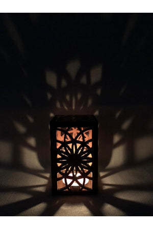 Decorative 3 Wooden Lantern Candle Holder - Swordslife