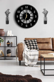 Decorative Wall Clock 50x50cm Vase Painting - Swordslife