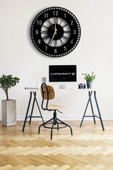 Decorative Wall Clock 50x50cm + Vase Painting - Swordslife