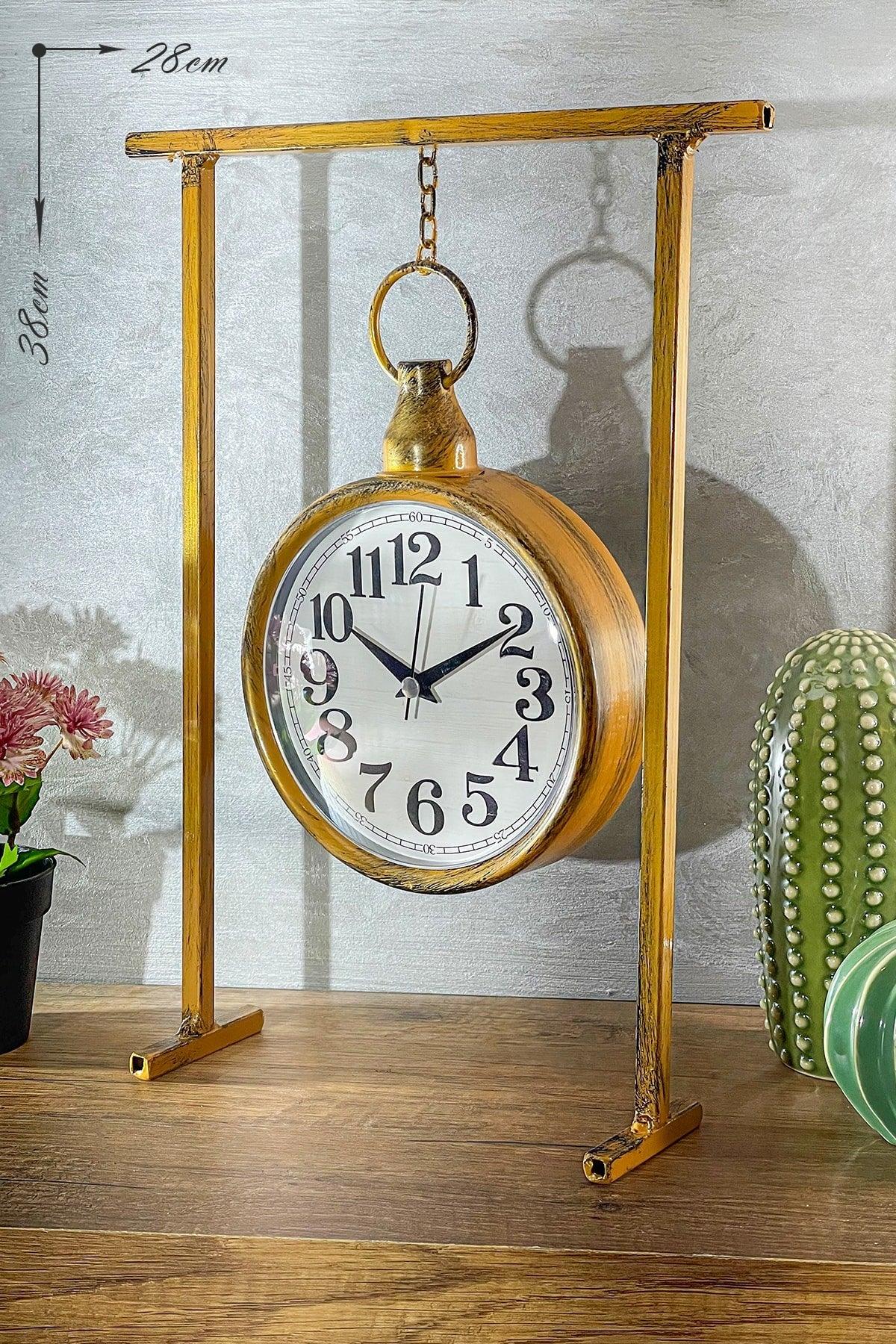 Decorative Metal Table Clock - Swordslife