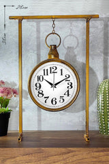 Decorative Metal Table Clock - Swordslife