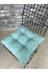 Decorative Pofidic Green Chair Cushion Buttoned Lace-up 40x40cm - Swordslife