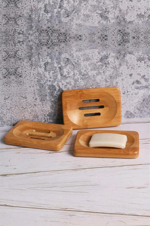 Dekoration Bambu Natürliche Seife Ahşap (BANYO ACCESSORIES) - Swordslife