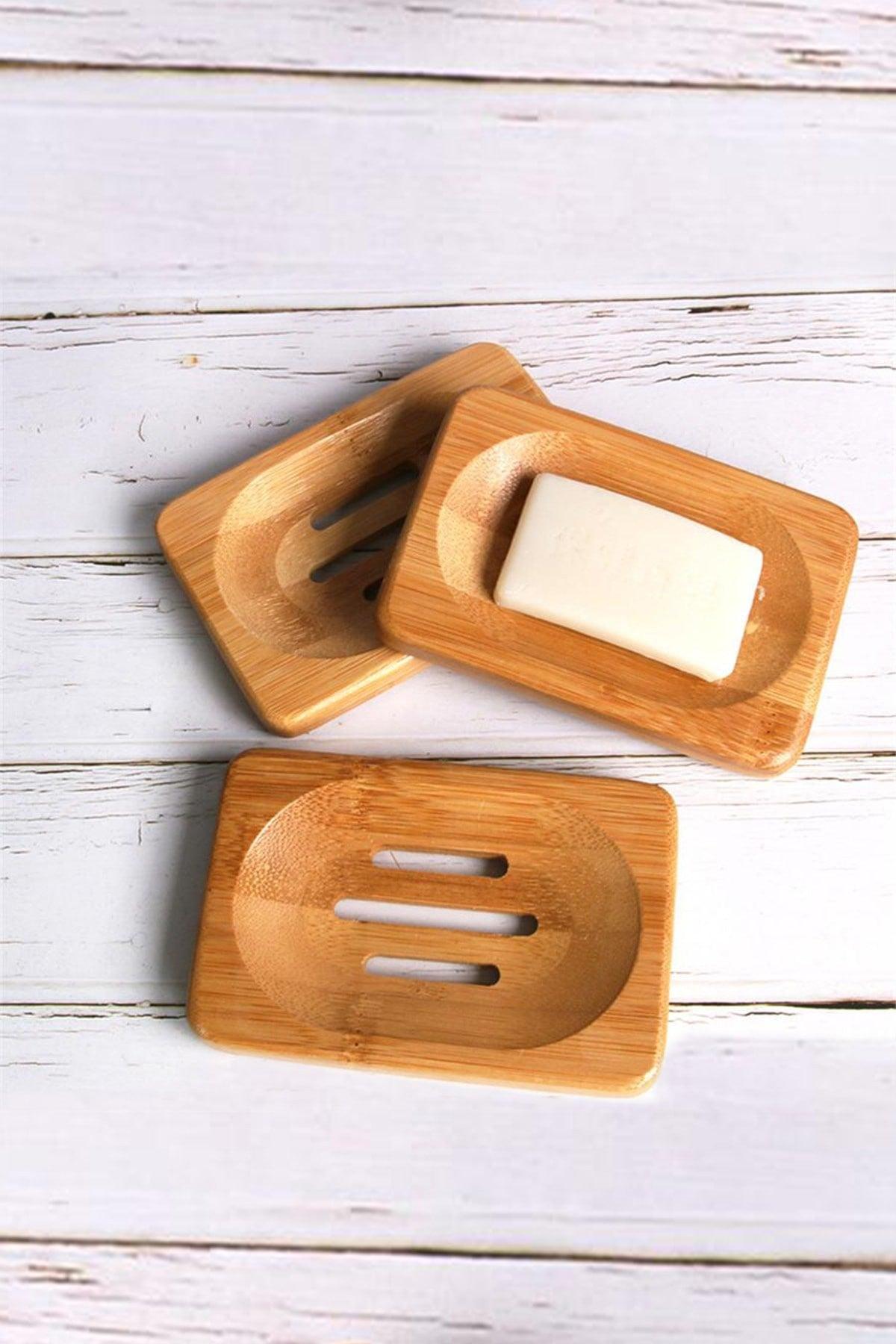 Dekoration Bambu Natürliche Seife Ahşap (BANYO ACCESSORIES) - Swordslife