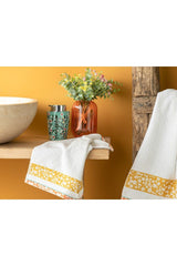 Delilah Bordered Jacquard Hand Towel 30x40 Cm