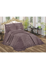 Deren Plum Double 6 Piece Blanket Set - Swordslife