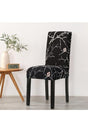 Patterned Velvet Chair Cover Heartbeat Pattern 1 Piece - Swordslife