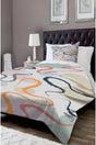 Patterned Single Bed Linen Duvet Cover Set Nyds-19 - Swordslife