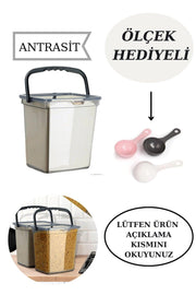 Detergent mit Deckel Portable Detergent Aufbewahrungsbox 6 Lt Transparent - Swordslife